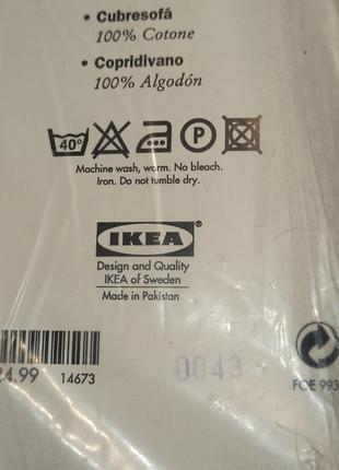 Чехол на диван коттоновый ikea trollebo 400х280см4 фото