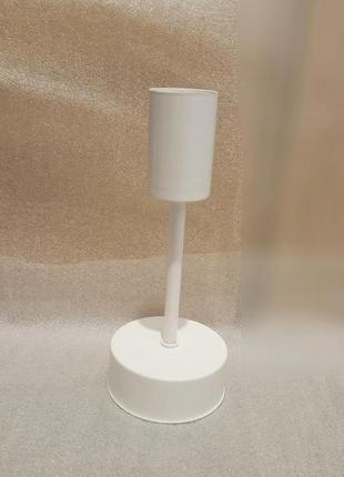 Люстра у стилі лофт,на одну лампу сірого кольору