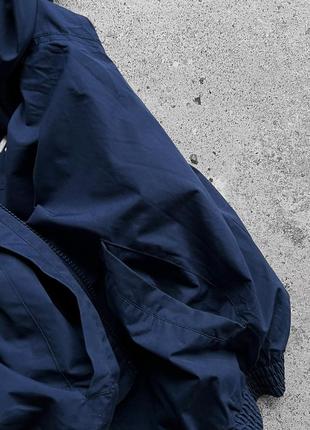 Fila vintage men’s blue 90s full zip long sleeve jacket y2k embroidered logo винтажная куртка7 фото