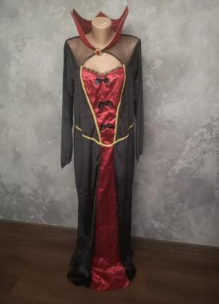 Карнавальный костюм вампир королева летучая мышь хелоуин хэлоуин косплей маскарад 52 54