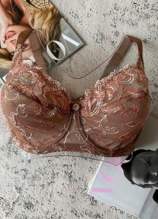 Бюстгальтер diorella на чашку е коричневый