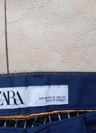 Брендові чоловічі коттонові джинси скінні zara, 31 розмір.7 фото