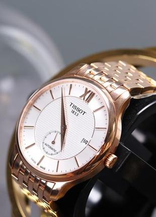 Годинник tissot tradition automatic small second t063.428.33.038.003 фото