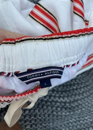 Льняні літні смугасті шорти з кишенями tommy hilfiger3 фото