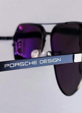 Porsche design окуляри краплі чоловічі сонцезахисні чорні поляризированые7 фото