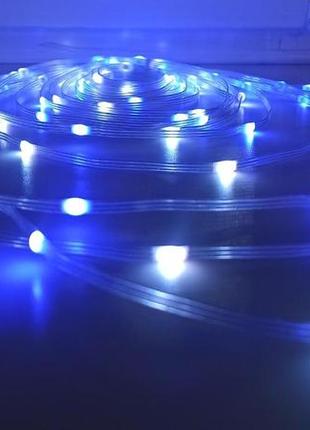 Новогодняя гирлянда водонепроницаемая 10м ip65 led light diy string с пультом, smart led лента usb приложение