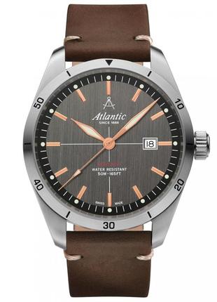 Годинник atlantic seaflight quartz anthracite 70351.41.41r