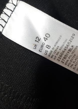 Черная мини-юбка top shop бандаж, молния сзади8 фото