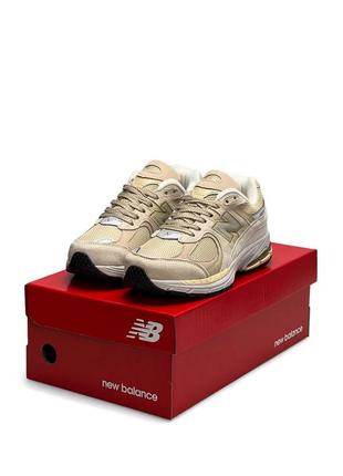 Демисезон new balance 2002r beige sand6 фото