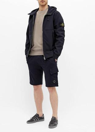 Куртка ветровка харрингтон stone island soft shell gore-tex gtx водозащитная оригинал6 фото