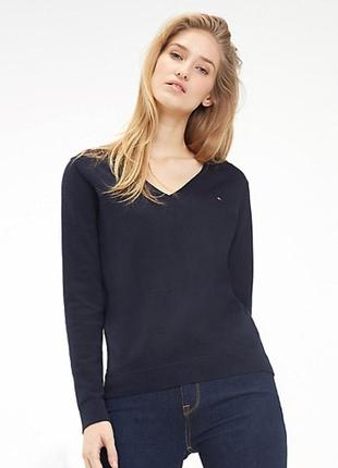 Темно синий джемпер AAPE tommy hilfiger, хлопковый свитер, кофта AAPE tommy