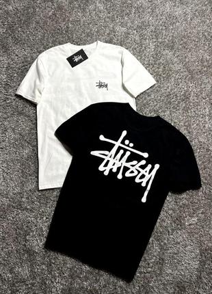 Stussy big logo футболка