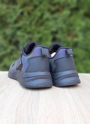 👟 кроссовки adidas xplr running shoes черные с неоном / наложка bs👟3 фото