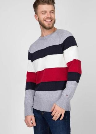 Джемпер color block/tommy hilfiger,  розмір m