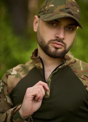 Чоловіча військова сорочка мультикам убакс, якісна штурмова кофта,бойова сорочка для військовослужбовців6 фото