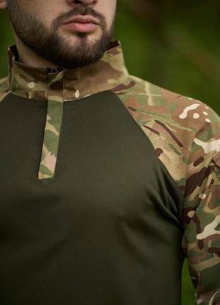 Чоловіча військова сорочка мультикам убакс, якісна штурмова кофта,бойова сорочка для військовослужбовців8 фото