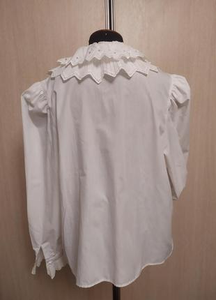 Вінтажна блуза з мереживом8 фото