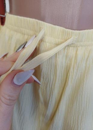 Нова легкая летняя юбка миди с вискозы, по бокам разрезы, размер л-хл5 фото