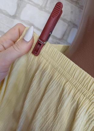 Нова легкая летняя юбка миди с вискозы, по бокам разрезы, размер л-хл7 фото