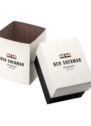 Мужские часы ben sherman с синим циферблатом и синим кожаным ремешком4 фото