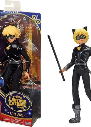 Кукла-мальчик супер-кот из леди баг и супер-кот ноир exclusive miraculous cat noir 50015