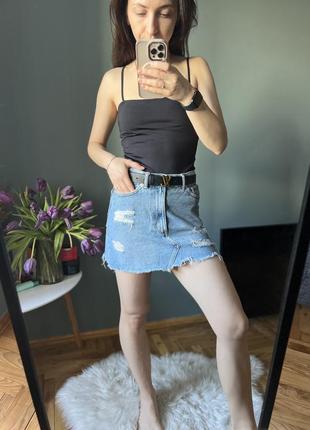 Джинсовая юбка pull &amp; bear 7