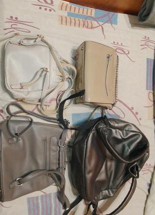 Жіночі сумки+рюкзаки.5 фото