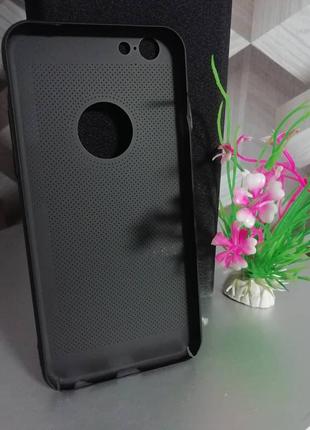 Пластиковий чохол для iphone 6g чорний2 фото