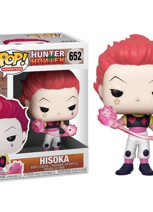 Фігурка funko pop хісока - hisoka №652 10 см hunter × hunter мисливець на мисливця фанко поп