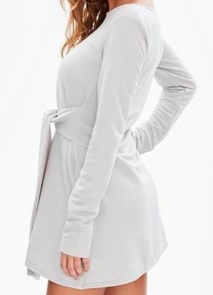 Серое платье - толстовка