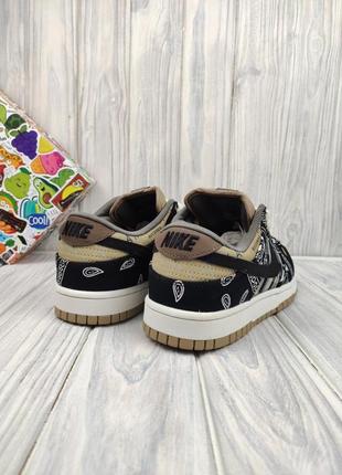 Nike sb low dunk x travis scott5 фото