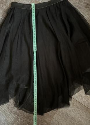 Спідниця фатінова асиметрична , юбка фатін6 фото
