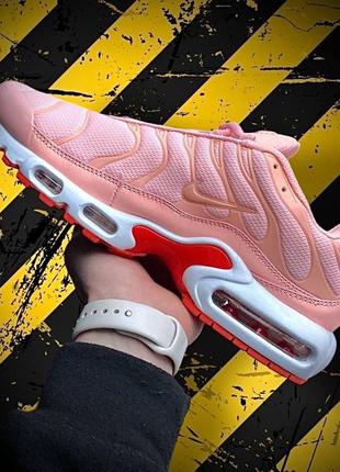 Кросівки жіночі nike air max tn premium rose & white6 фото