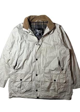 Куртка barbour breathables durawax trapper jacket vintage