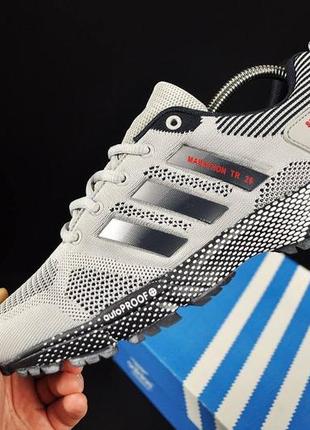 Кроссовки мужские adidas marathon tr 26 light gray6 фото