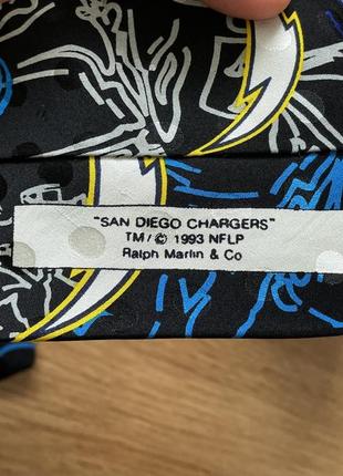 Винтажный галстук san diego chargers 1993 ralph marlin