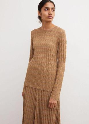 Вязаный лонгслив свитер by malene birger