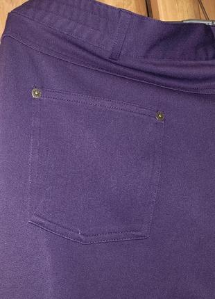 Женские весенние брюки батального размера, высокая посадка 56р7 фото