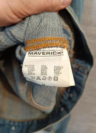 Джинсовая куртка пиджак винтаж джинсовка vintage maverick5 фото