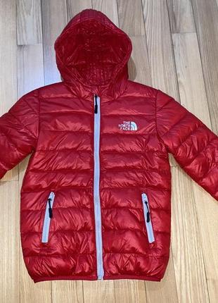 Куртка пуховик the north face ріст 130 см унісекс демі