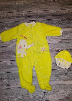 Чоловічок флісовий з шапочкою