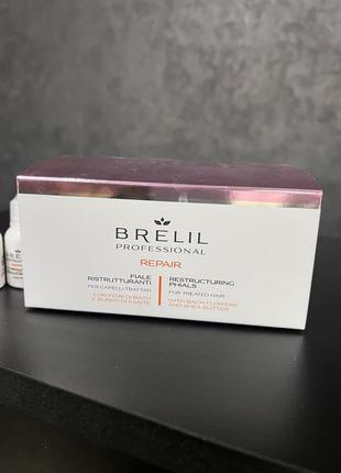 Ампулы для восстановления волос brelil bio treatment repair phials, 12*10 мл2 фото