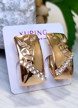 Серьги xuping 2
