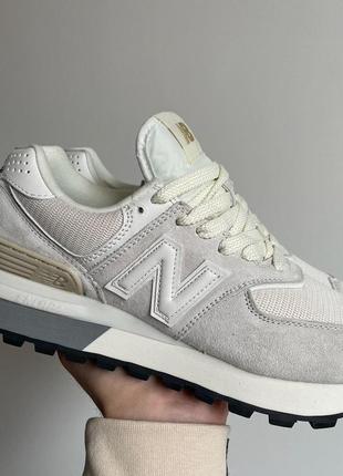 Кроссовки new balance 574 legacy grey beige (нев балансе)