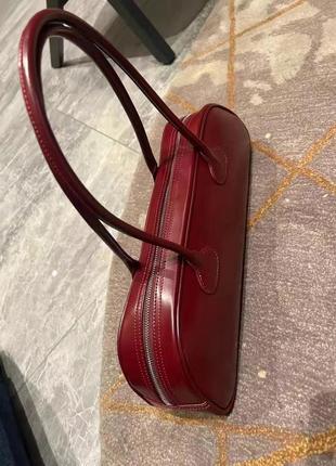 Бордовая сумка burgundy2 фото