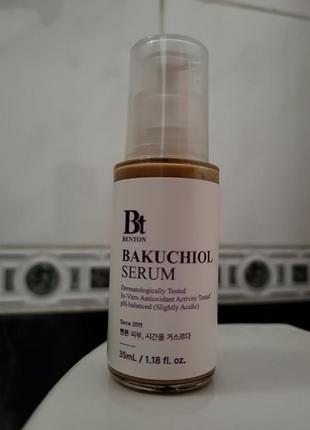 Сироватка для обличчя з бакучиолом benton bakuchiol serum2 фото