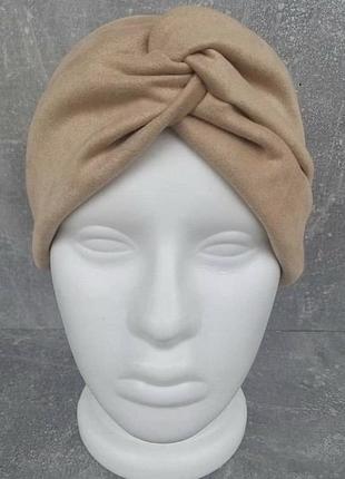 Повязка чалма с искусственной замши