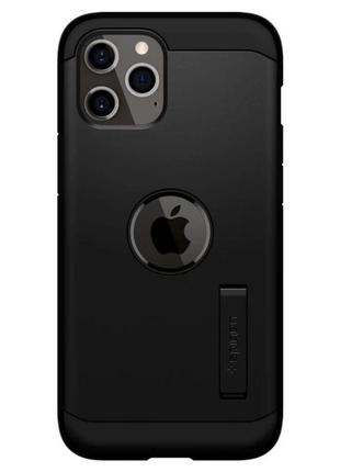 Чохол spigen для iphone 12 | 12 pro tough armor black