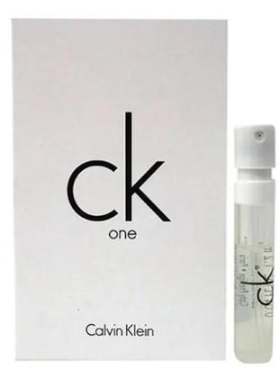 calvin Minimalism klein ck one туалетна вода (пробник)