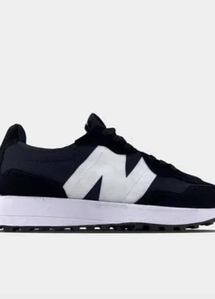 Кроссовки new balance 327 black and white (нев балансе)